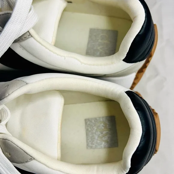 NWOT Womens DV by Dolce Vita White Black Beige Athletic Sneakers size 7.5 - Picture 2 of 7